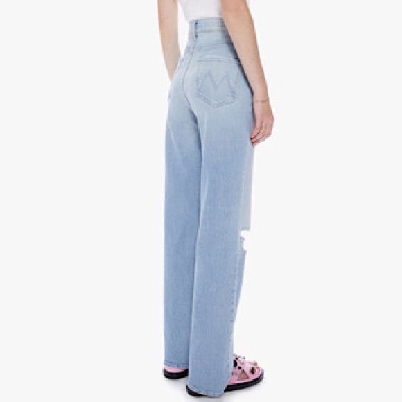 “Like New” MOTHER High-Waisted Tunnel Vision Sneak Jean - Picture 4 of 12